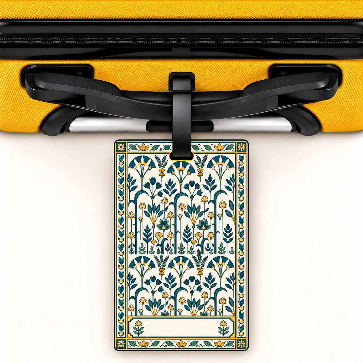 Trees — Heritage Art Luggage Tag | Indian Folk Design, Acrylic