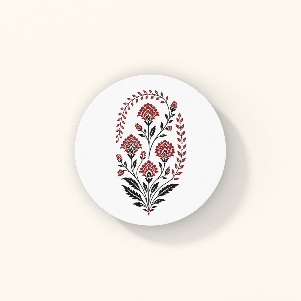 Gulshan Coasters — Rose Garden Heritage Art | Acrylic