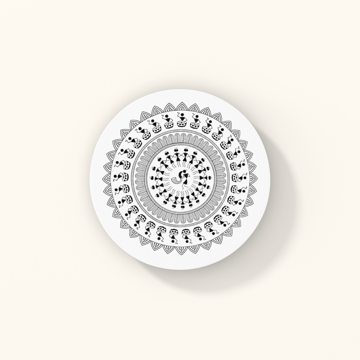 Festive Coasters — Indian Celebration Heritage Art