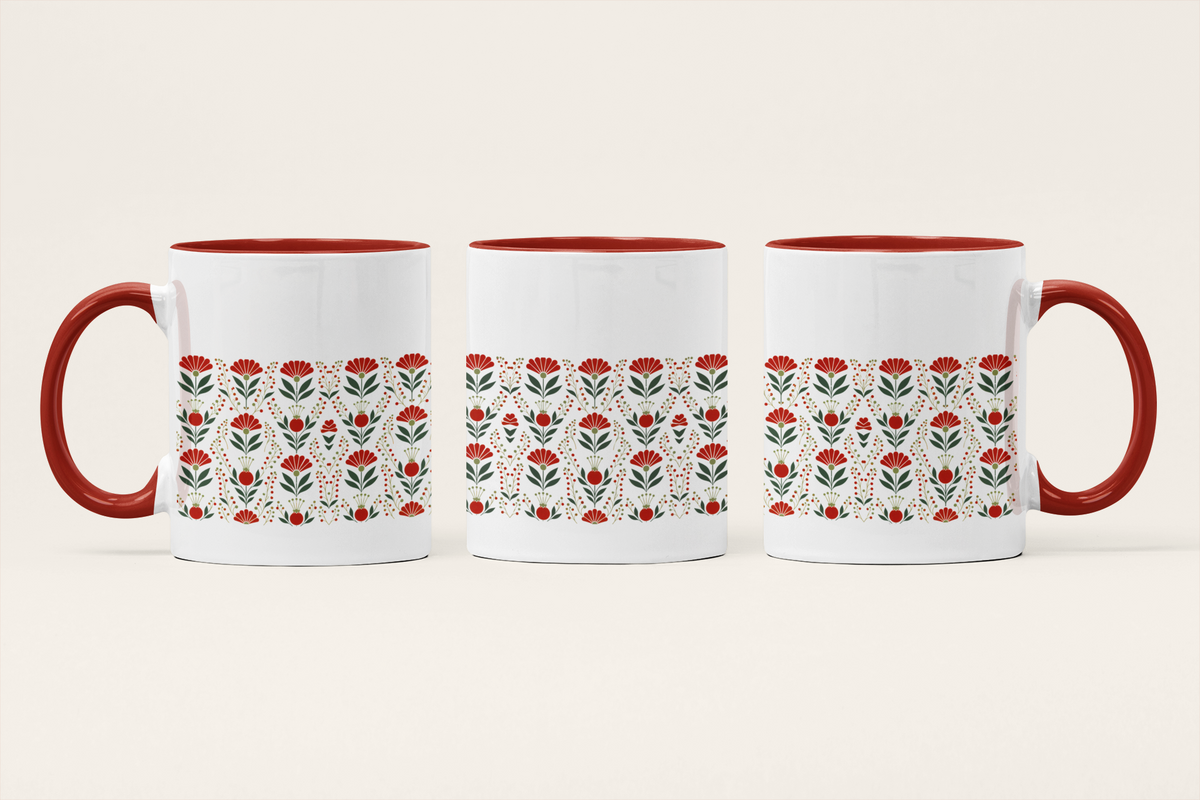 Bliss — Heritage Art Mug | Indian Folk Art Ceramic, 325ml