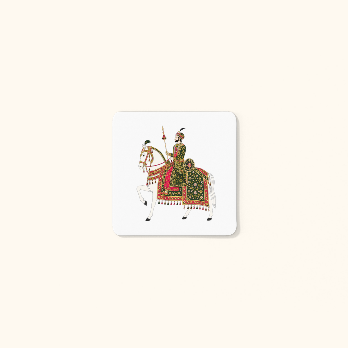 Senapati Coasters — Commander Heritage Art
