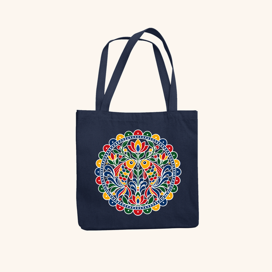 Fishy Tote Bag Zipper