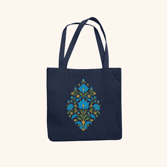 Blossom Tote Bag Zipper