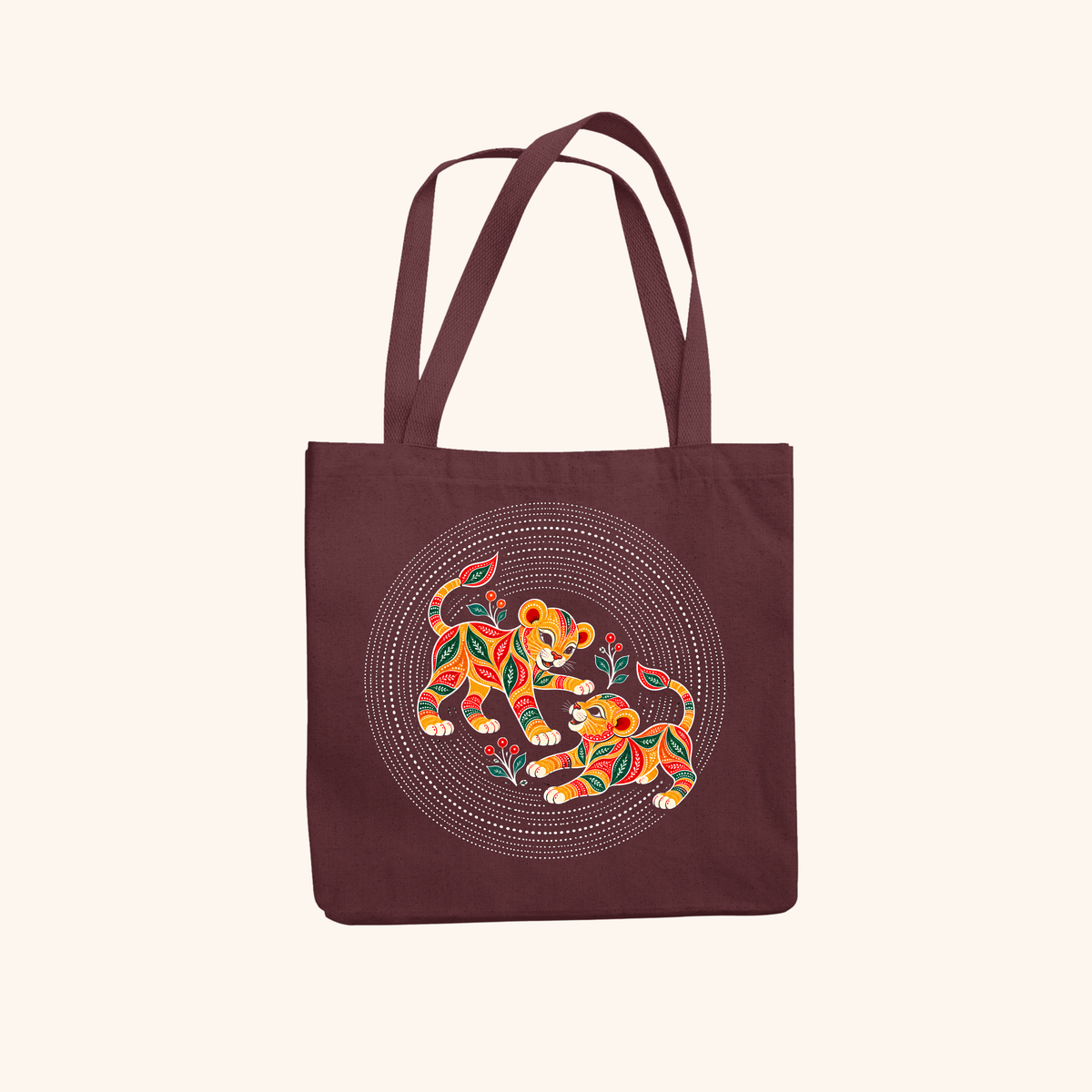Little Cubs Tote Bag Zipper