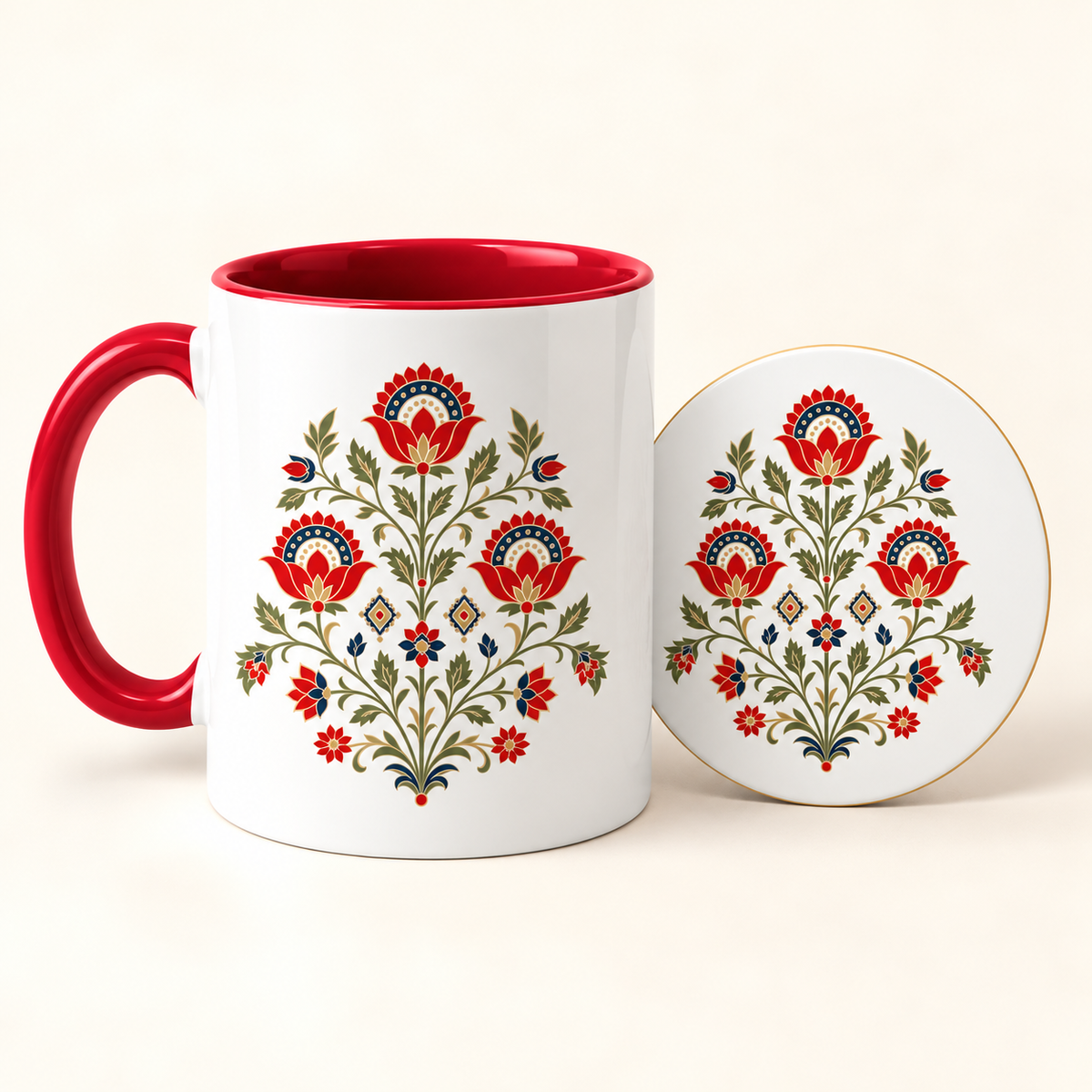 Roses - Mug and Coaster Set
