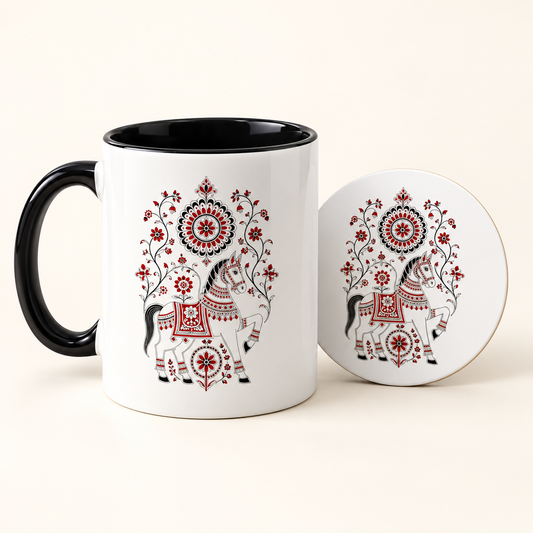 Ashwa - Mug and Coaster Set