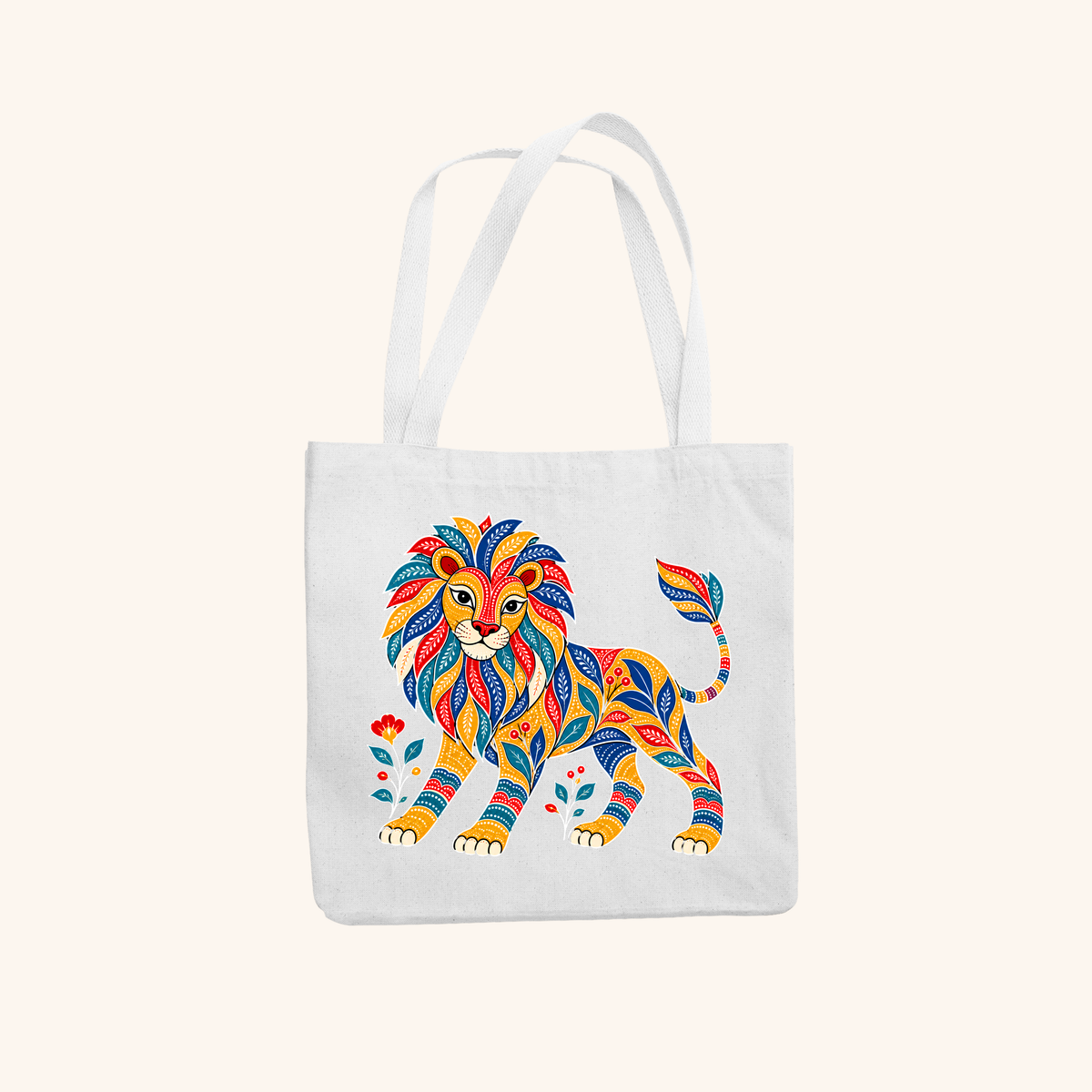 Lion King Tote Bag Zipper