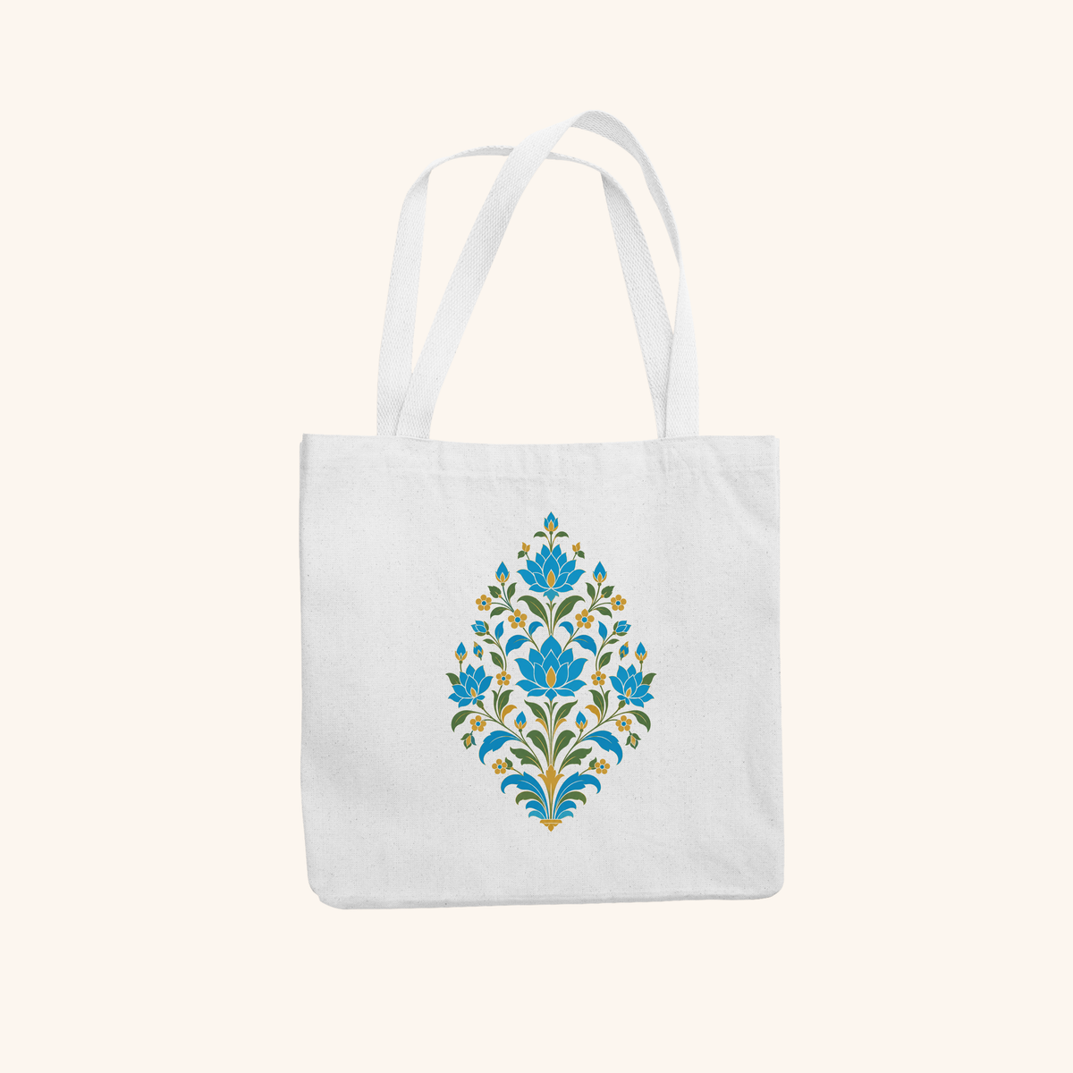 Blossom Tote Bag Zipper