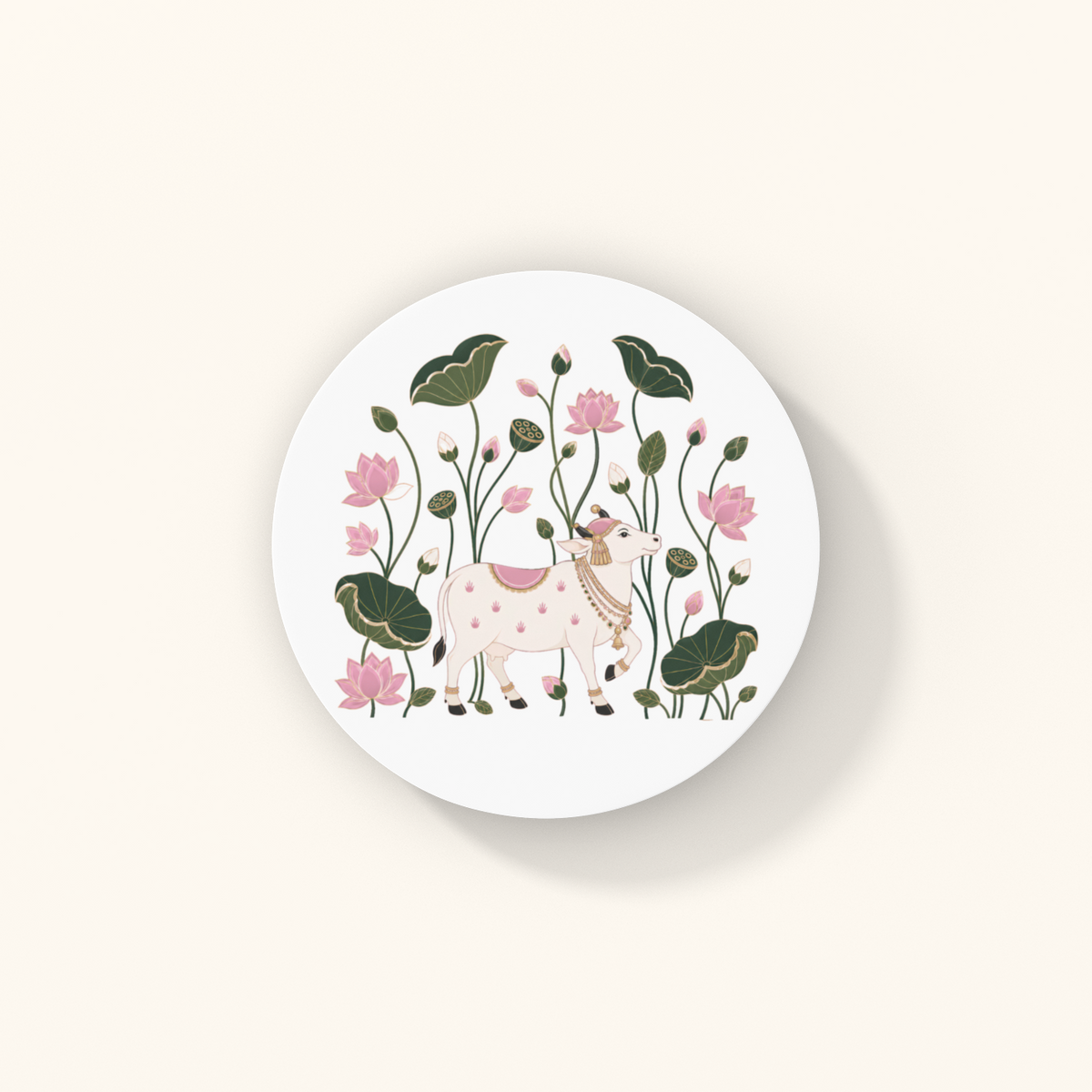 Gau Coasters — Sacred Cow Heritage Art
