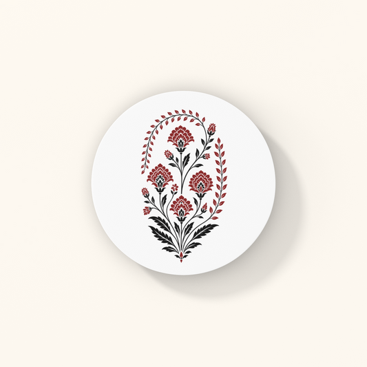 Gulshan Coasters — Rose Garden Heritage Art | Acrylic