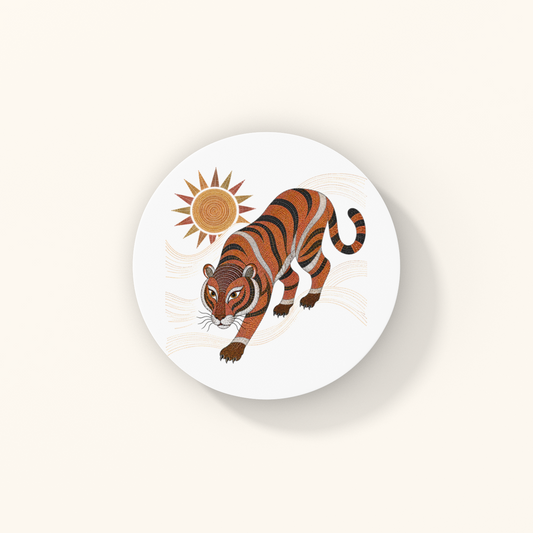 Sher Coasters — The Tiger Heritage Art