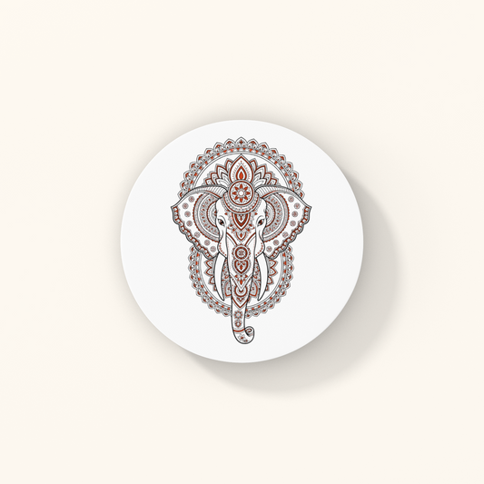 Vighnaharta Coasters — Ganesha Heritage Art
