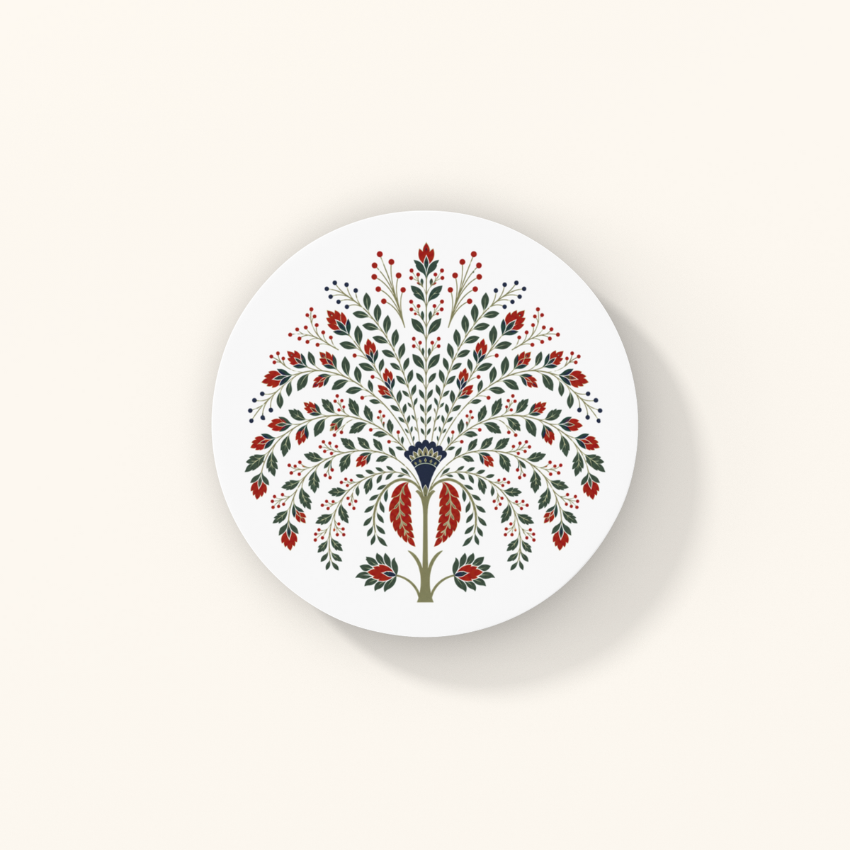 Tree of Life Coasters — Indian Folk Heritage Art | Acrylic