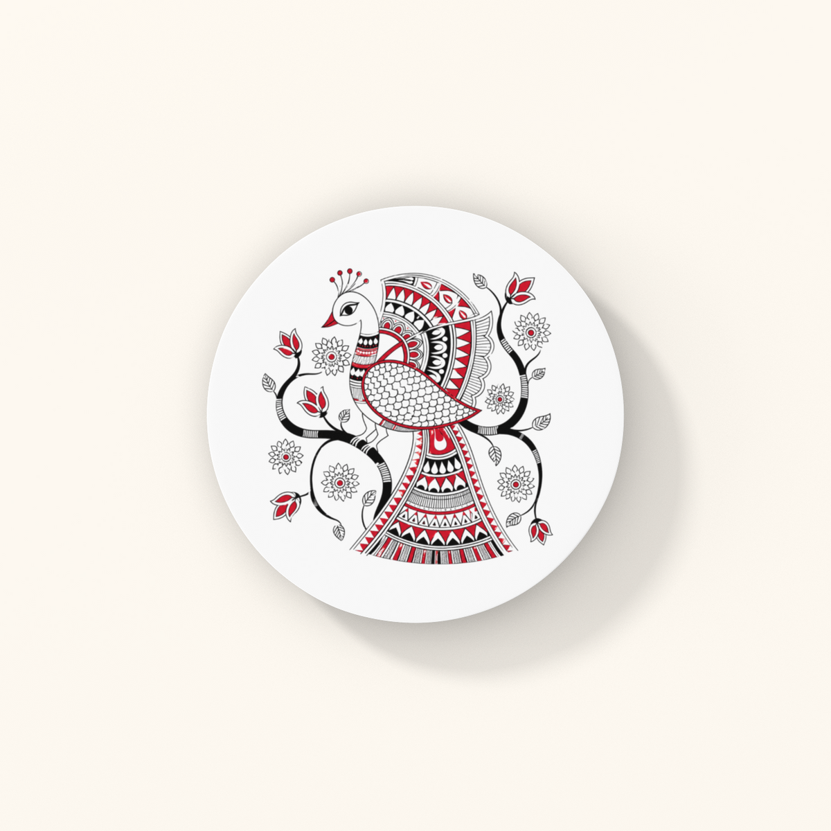 The Peacock Coasters — Heritage Art | Acrylic
