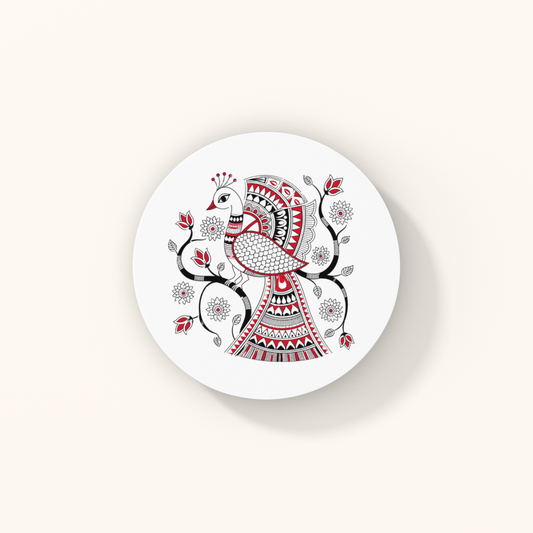 The Peacock Coasters — Heritage Art | Acrylic