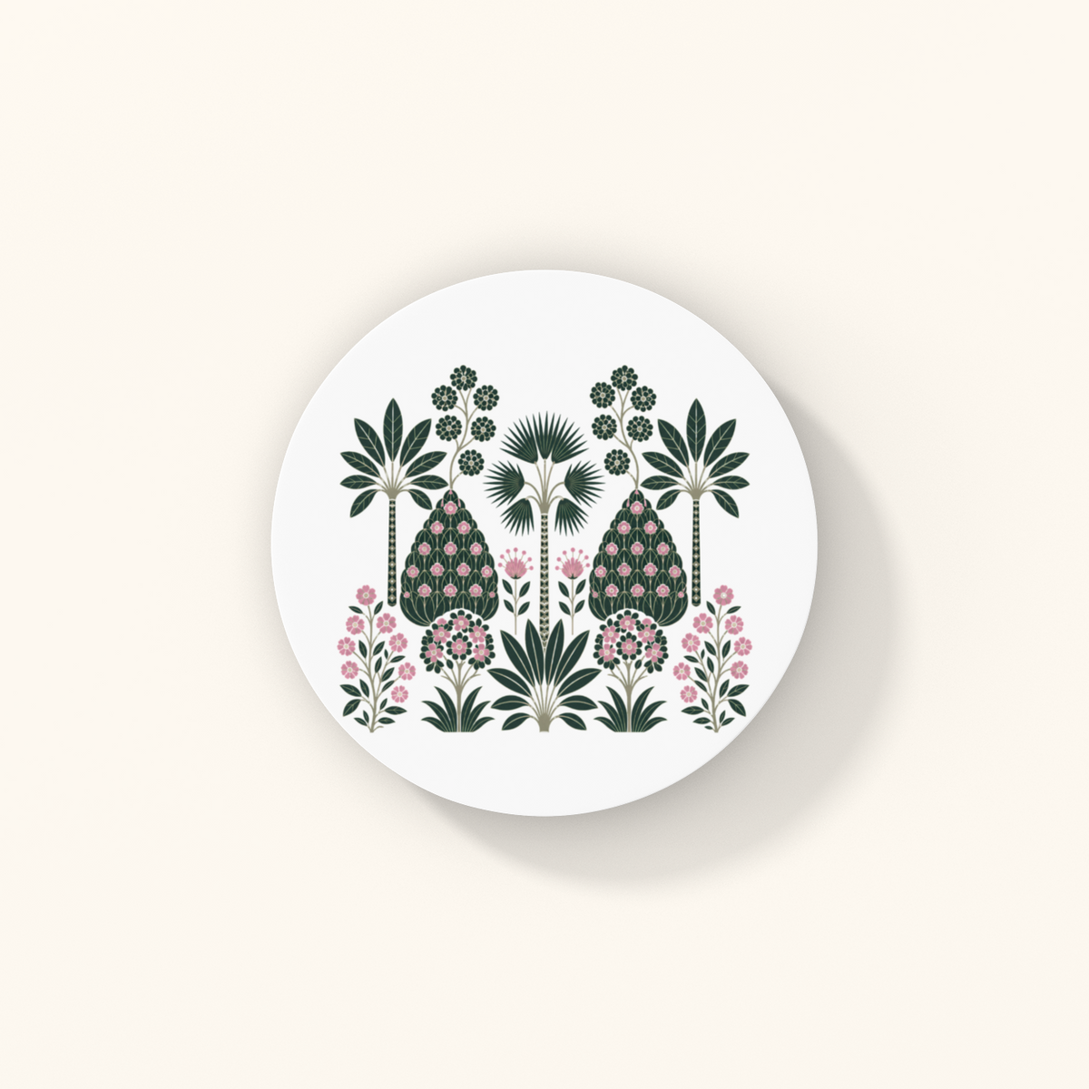 Phoolwari Coasters — Flower Garden Heritage Art