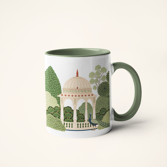 Bagh-e-Bahar — Mughal Garden Art Mug | Persian-Inspired Heritage Ceramic, 325ml