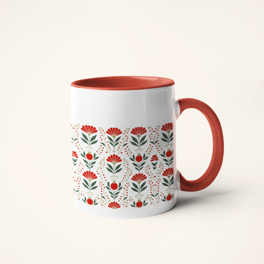 Bliss — Heritage Art Mug | Indian Folk Art Ceramic, 325ml