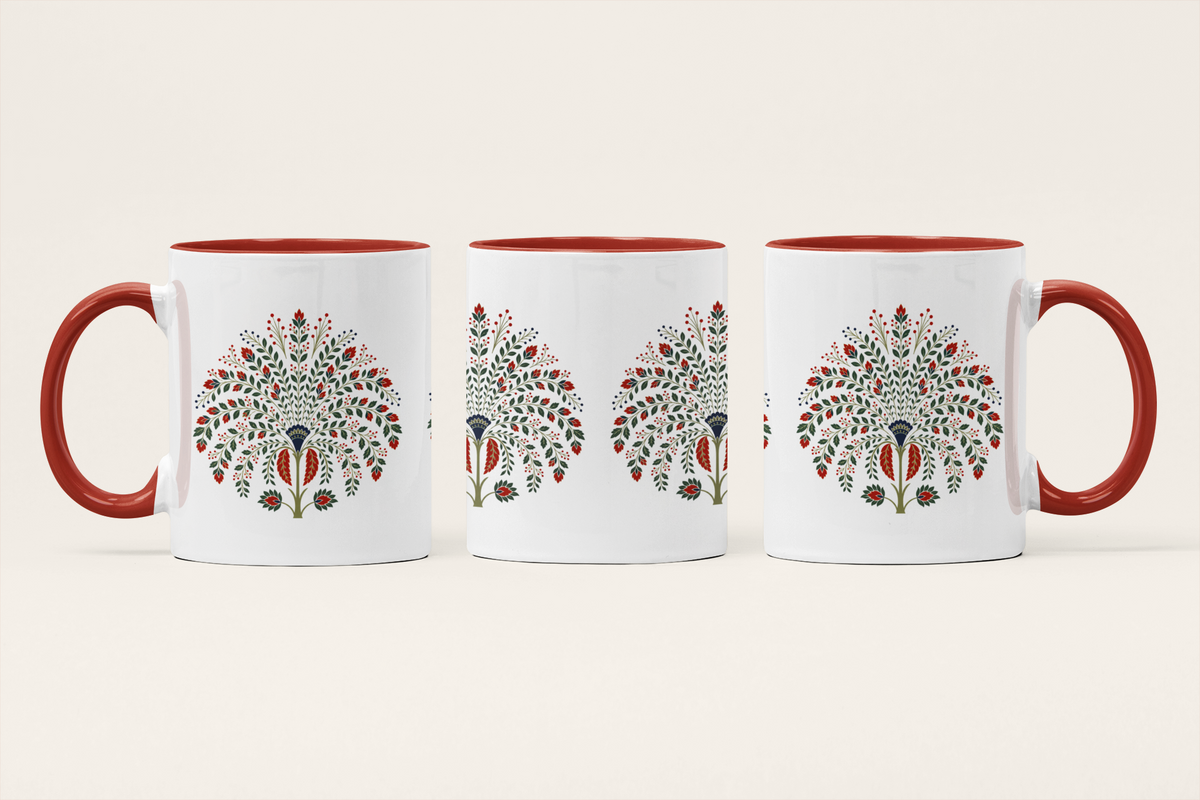 Tree of Life — Heritage Art Mug | Indian Folk Art Ceramic, 325ml