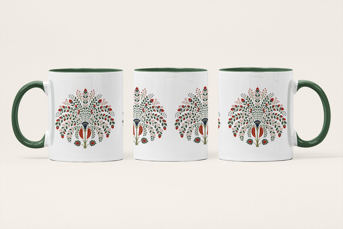 Tree of Life — Heritage Art Mug | Indian Folk Art Ceramic, 325ml
